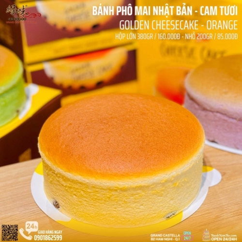 golden-cheese-cake-cam-tuoi
